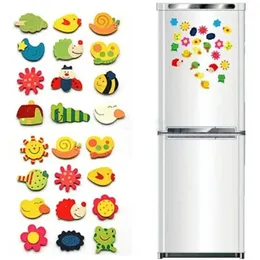 Yeni 2024 12pcs/set bebek sevimli buzdolabı mıknatıslar ahşap karikatür hayvan çocuk sevimli komik eğitim oyuncakları buzdolabı mıknatıs hediyelik eşya ev dekorasyon