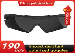 Sonnenbrille Highimpact EN 166 bewertet, polarisierte Option, militärische Spezial-Schießbrille, ballistische taktische Schutzbrille, Warfare9360310