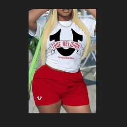 2024 Tute firmate Abiti estivi Donna Set due pezzi Taglie forti 4XL 5XL T-shirt manica corta Pantaloncini Lettere Tute Abbigliamento sportivo casual Abbigliamento all'ingrosso 154