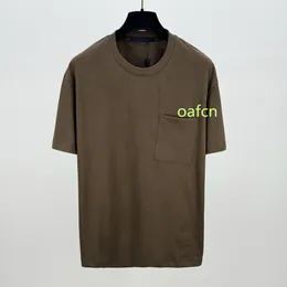 2024SS Moda Erkek Tişört Tasarımcı Gömlek Kısa Kollu T-Shirt Yaz Nefes alabilen T-Shirt Sıradan Çift Üst Patlama Nakış Mikro Geniş Yuvarlak Boyun T-Shirt S-XL