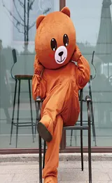 Teddy Bear Mascot Costume Adult Halloween Funny Party Game Dress Fits Odzież Reklama Karnawał Xmas Easter4400496