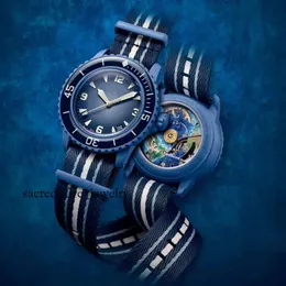 Ocean Watch Mens Watch Biocerâmica Relógios Mecânicos Automáticos de Alta Qualidade Função Completa Oceano Pacífico Oceano Antártico Relógio Indiano Des 5157