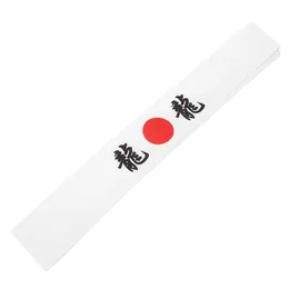 Bandane Fascia per capelli stile giapponese Elegante simbolo Stampa Copricapo Fascia in cotone Accessori per copricapo da chef di sushi