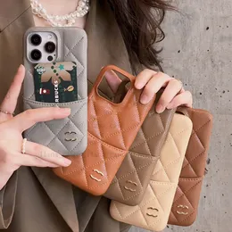 Designer Phone Case for iPhone 15 14 Pro Max Leather ، Wuxury Phone Case Wallet 13 Pro للنساء الرجال الممتازين مقبلة الصدمة