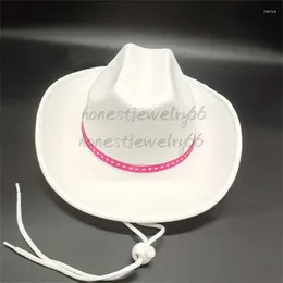 Beanie/Skull Caps 2024Berets Cowboy Hat Wide Brim Knight For Disco House Cocktail Parties Vacation Simple Comedian Actor