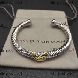 David Yurma Armband Dy Armband Designer Kabelarmband Fashion Jewelry for Women Men Gold Silver Pearl Head Cross Bangle Armband Dy Jewelry Man Christmas 176