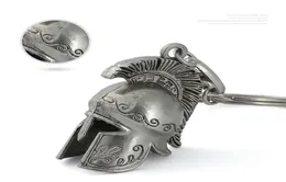 السنانير قضبان spartan خوذة رومانية المحارب اليوناني المصارع سبيكة مفاتيح المجوهر