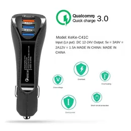 2024 QC3.0 Charge Charge Charger 5.1a One for Three Car Mobile Charger 3USB Car Charger USB الشحن اللاسلكي