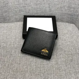 Luxury Leather Wallet Men Card Holder Bee CC Women Coin Purse Classic Designer Bag Animalier Purse H523666 G243264BF