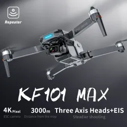 Droni droni 4k professionista 5g wifi dron hd fotocamera eis antishake 3axis gimbal motore senza pennello rc