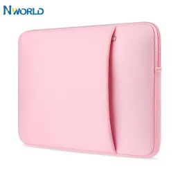 حقيبة الكمبيوتر المحمول على حقائب الظهر NWORLD 11 13 14،15.6 بوصة للكتاب الدفتري للكتاب AIR PRO 13 CASE XIAOMI HP ThinkPad Case Case Bag Bag