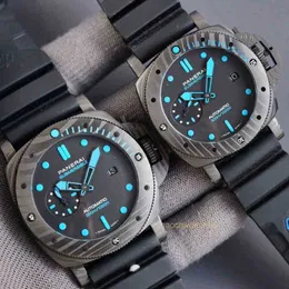 Peinahai Stealth Series 시계 시계 TT 공장 2555 Seagull Automatic Mechanical Movement Mens 방수 슈퍼 빛나는 시계