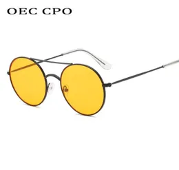 OEC CPO 2019 Nowe okrągłe okulary przeciwsłoneczne Men Men marka luksusowe okulary przeciwsłoneczne Wysokiej jakości Vintage Lunette de Soleil Femml0944739686719