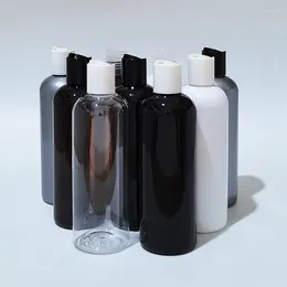 Butelki do przechowywania 24PCS 300 ml pusta butelka kosmetyków z tonerem z osłoną plastikową do kremu płynnego olej kosmetyczny szampon prysznicowy żel