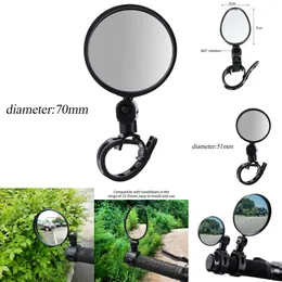 New Rearview 360 Degree Adjustable Wideangle Cycling Bicycle Handlebar Rear View Mirror Bike Accessories