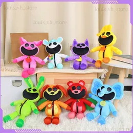 دمى أفخم تبتسم للمخلوقات الفخمة المبتسمة المبتسمون المبتسمون بدمى أفخم Smile Smile Series Figure Cute Cartoon Toys Kid Gifts T240325