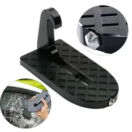 Portapacchi per auto pieghevole Step Porta per auto Step Multifunzione Universale Gancio di chiusura Pedale Accessori per auto di sicurezza in lega di alluminio