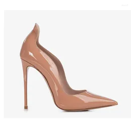 サンダルポイントトウ爪薄いかかとデザイナー女性靴豪華なサンダリアポンプザパトスパラムジェレス浅いタコーンセクシーなショームーズフェム