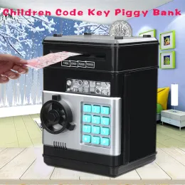 Scatole Casella di denaro Codice password elettronico chiave Blocco Banca per piggy Bank Monete automatiche Risparmio in contanti Counter Mini Safe Box Regalo bambino