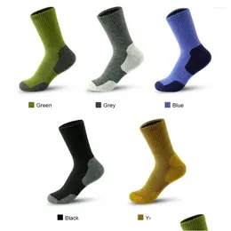 Men'S Socks Mens Autumn 38-43 And Color Quality Casual Matching Spring High Sports Thick Eu Breathable Warm 2024 5 Drop Delivery Appa Otk2M