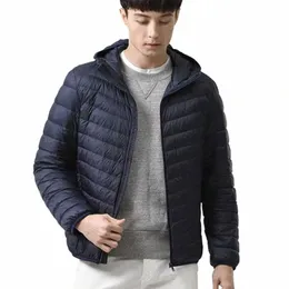 남성용 All-Seas Ultra Lightweight Packable Down Jacket Water 및 Winderistant Brockyable Coat Big Size Men Hoodies Jackets E3VW#