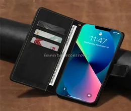 Wallet Cases with Card Holder RFID Blocking for iPhone 14 13 12 11 Pro Max XS XR X 6 6s 7 8 Plus SE Magnetic Premium PU Leather Fl3396217
