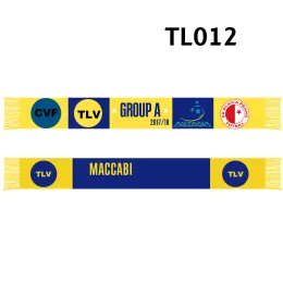 Acessórios 145*18 cm Tamanho 201718 Grupo A Cachecol de quatro equipes para fãs de malha dupla face TL012