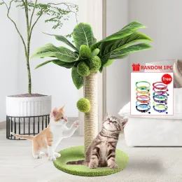 Scratchers 2023 Yeni Kedi Kırpma Mesajları Ağaç Modle İç Mekan Kedileri Kazanan Destekler Yavru Kedi Şirin Yeşil Yapraklar İçin Kedi Evcil Hayvan Ürünleri