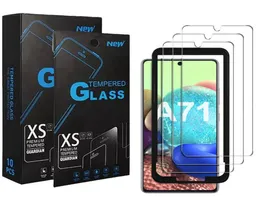 bubble quality clear screen protector 25D glass for Samsung Galaxy A21 A11 A01 A51 A71 A81 A91 Note 10Lite s10 Lite S20 Fe 7346395