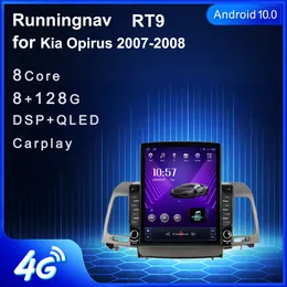 9.7 "Nowy Android dla Kia Opirus 2007-2008 TESLA Typ CAR DVD Radio Multimedia Player Nawigacja GPS RDS Brak DVD CARPLAY Auto Auto Sterowanie kierownicy