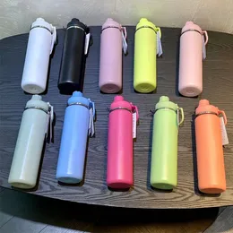 Lulu Bottiglia d'acqua Ventose Ritorno alla vita Sport Tazza termica Thermos in acciaio inossidabile Bollitore portatile per esterno Bottiglie di caffè 240315