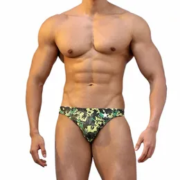 h132 exército verde apertado cintura baixa homens roupa de banho nadar tronco briefs homens biquínis esportes surf maiôs homens natação praia shorts m76k #