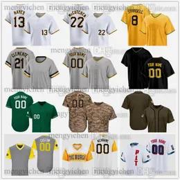 Camisa de beisebol costurada 2024 38 Edward Olivares 77 Joshua Palacios 0 Canaan Smith-Njigba 71 Tsung-Che Cheng