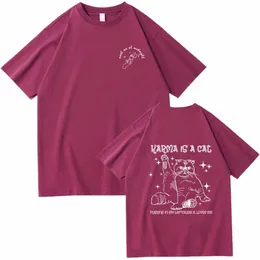 IS Cat World Tour 2023 SummerTシャツの男性Tシャツ新しいホットティーTシャツレディースk8he＃