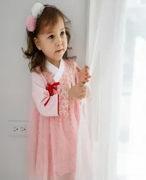 Girl039s sukienki Kimono Baby Girl Ubrania 2021 Sukienka w stylu Summer Japończyka drukarnia splicowana torba niemowlęta