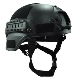 Military Mich 2000 Tactical Helm Gear Paintball Head Protector With Night Vision Sport Camera Mount Outdoor Hats8558384