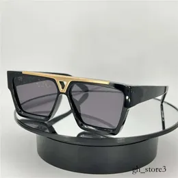 Herren-Sonnenbrille, Designer-Männerbrille, Z1502 1.1, Evidence-Stil, Anti-Ultraviolett, klassisches Retro-Design, quadratisch, Acetat, schwarzer Rahmen, strahlt ausdrucksstarke Appeal-Box 366 aus