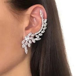 Ohrmanschette Ohrmanschette Stonefans Zirkon Ohrringe Clip Damen Kostenlose Lieferung Ohrringe Y2k Brautmode 2023 Neue Mädchen Hochzeit Ohrringe Manschettenschmuck Partygeschenke Y240326