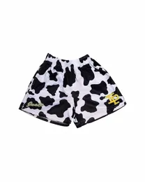 Strand sommaramerikansk mesh shorts fi leopard grafik kvarter byxor sport basket män snabb torr andas 3d tryck 54rm#