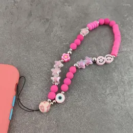 Kolye Kolyeleri Cep Telefonu Kayışları Vintage Kirap Smile Yıldız Strap Bilek Halat Asma Boyun Vaka