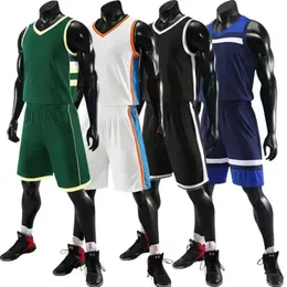 Sportswear Özel Basketbol Forması Erkekler İçin Set Kişiselleştirilmiş Erkek Kızlar Üniforma Setleri Polyester Suit 240312