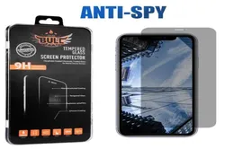 Fullt skydd Högt klart sekretessskärmskydd för iPhone 14 13 12 X XS XR 8 Plus Antispy Hempered Glass 9H Hårdhet i Retail BO4850464