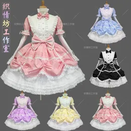 Cosplay melek prenses elbise lolita tarzı elbise kek elbiseler tatlı sevimli kawaii hizmetçisi cos için cos festival6557813