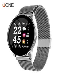 W8 Kadınlar Akıllı İzleme IP67 Bilezik Su Geçirmez Kalp Hızı Hava Tahmini Samsung Huawei için Akıllı Saat PK Active Gear Watch3656003
