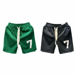 Shorts de basquete masculino Shorts de ginástica masculinos com cordão na cintura Número de impressão Design Tecido respirável para treino Fitn Elástico D3BB #