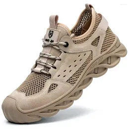 Scarpe da ciclismo da uomo traspiranti da lavoro isolate 6KV di sicurezza anti-impatto antiscivolo e stivali non danneggiati resistenti alle coltellate