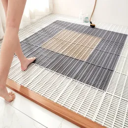 Paspaslar DIY ekleme tpe banyo duş paspası özel beden kesilebilir su geçirmez banyo matı eko -dostu dayanıklı kaymaz tuvaletler zemin ayağı ped