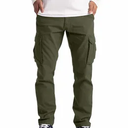 новые летние тонкие брюки-карго мужские с несколькими карманами прямые мужские брюки в стиле милитари повседневные мешковатые брюки мужские большие размеры Spodnie Taktyczne d8zc #