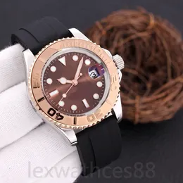 Luxury Designer rlx Top Automatic Crystal Mirror Anti Allergy Tape Men's Mingshi Watch 3235 Size 42mm menwatch explosion