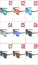 Поляризационные мужские и женские солнцезащитные очки для вождения на открытом воздухе039, металлическая большая оправа, 40825177476